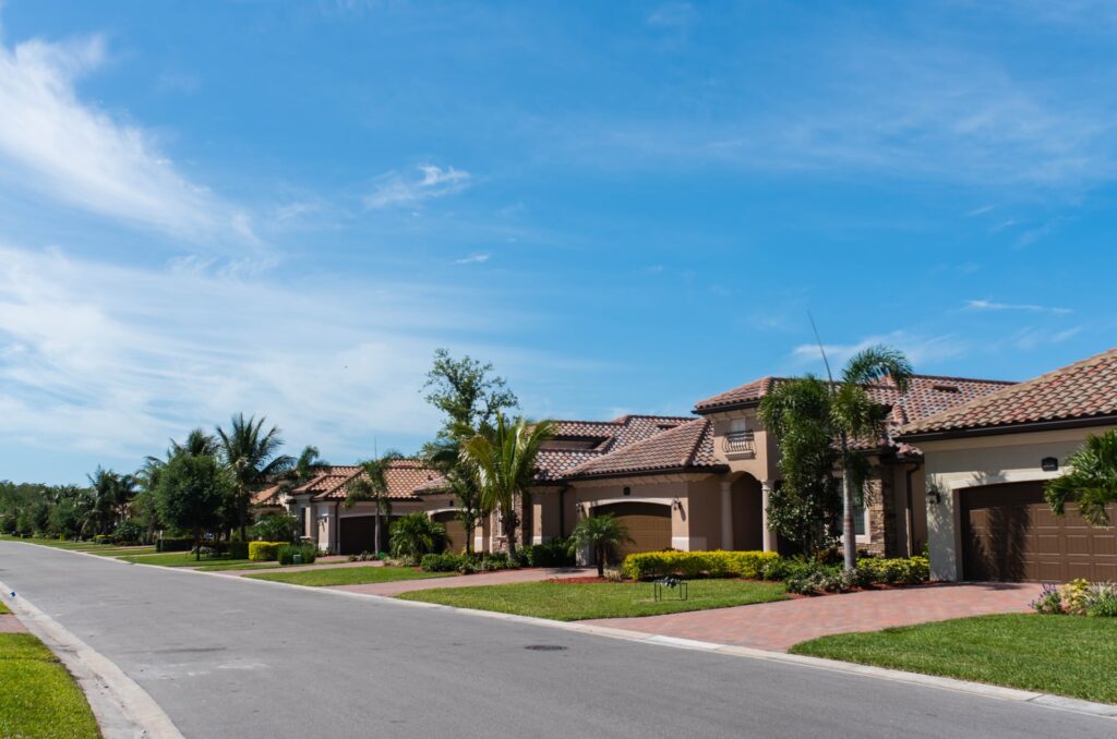 Neighborhood street in Tampa